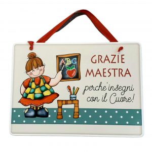 Targa rettangolare Maestra