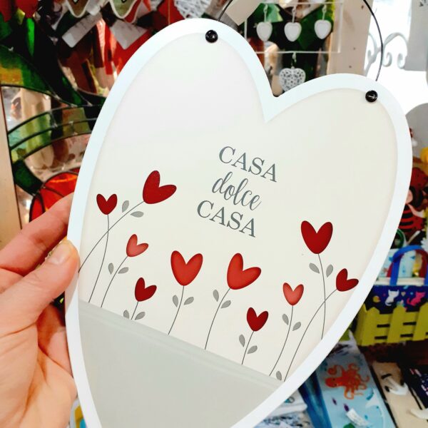 Cuore in legno CASA DOLCE CASA - immagine 3