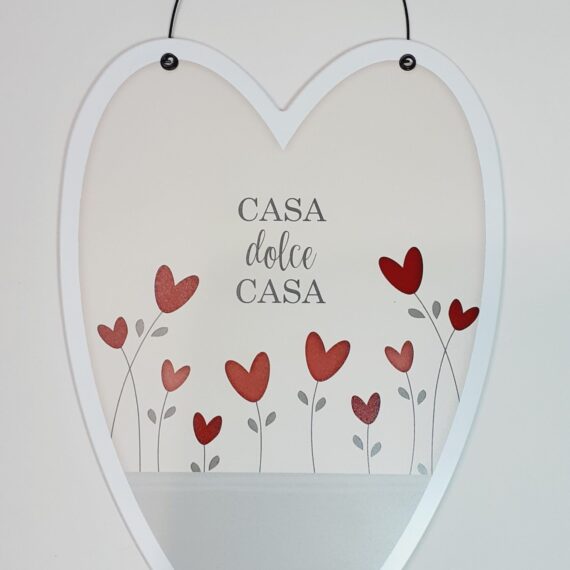 Cuore in legno CASA DOLCE CASA