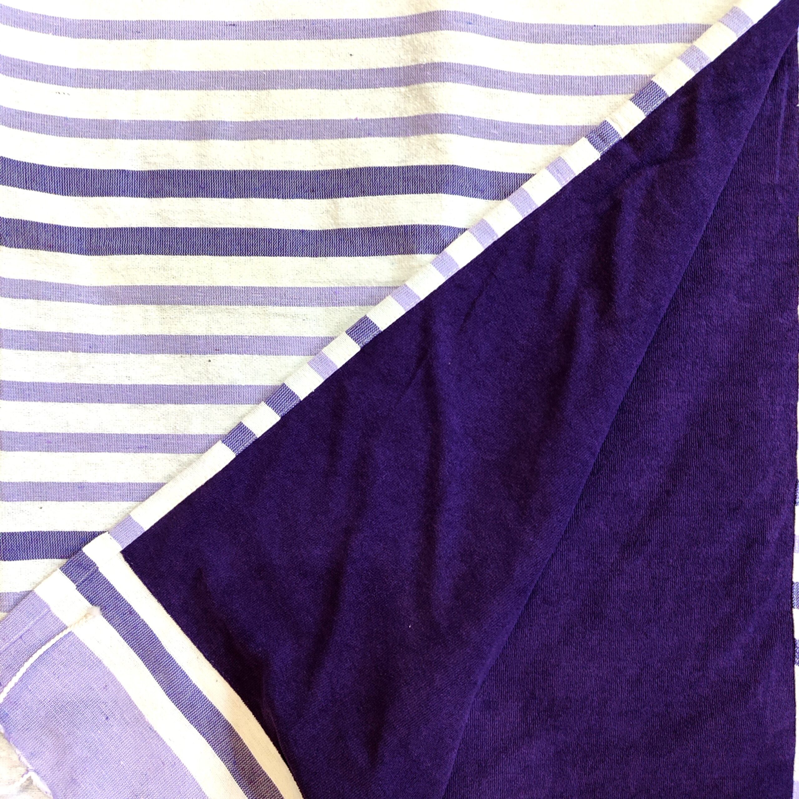 Telo mare con microfibra personalizzato viola - immagine 3